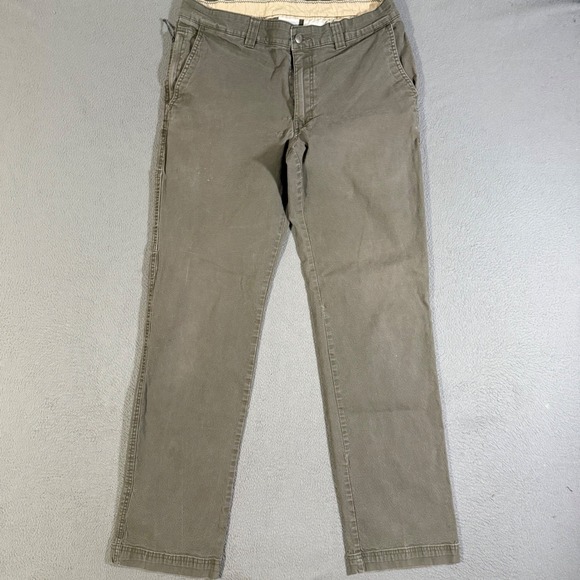 Columbia Mens Olive Green Casual Utility Outdoor Pants Size 34x34 Hiking Camping - Picture 1 of 6